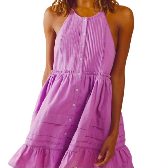 Free People Dresses & Skirts - 🌟Host Pick!🌟NWT Free People Desert Days Sundress Dramatic Orchid Size S